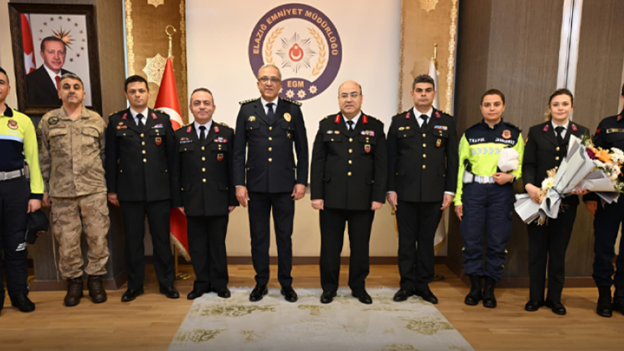 Jandarma Komutanı Doğan’dan Polis Haftası’nda Emniyet’e Ziyaret