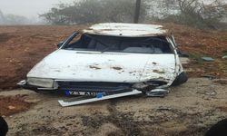 Elazığ’da Takla Atan Otomobilin Sürücüsü Yaralandı