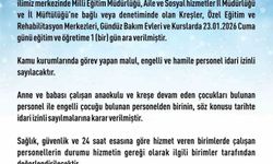Elazığ'da Rehabilitasyon Ve Bakımevi Kurslarına Kar Tatili