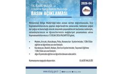 Elazığ'da 5 İlçede Eğitim-Öğretime Ara Verildi