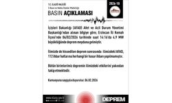 Elazığ Valiliği'nden Deprem Açıklaması