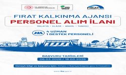 Fırat Kalkınma Ajansı Personel Alımı Yapacak