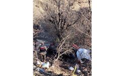 Elazığ'da patpat motoru uçurumu yuvarlandı: 1 ölü 1 yaralı