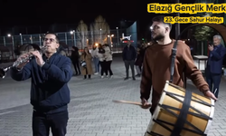 Elazığ’da 23. Gece Sahur Halayı Coşkusu