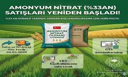 Amonyum Nitrat Gübresinin Satışı Yeniden Başladı