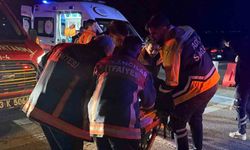 Kaza Yapan Otomobil Ters Döndü: 7 Yaralı