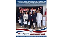Özel Yediçınar Okulları’nda 12 Mart Programı