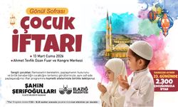 Elazığ İçin İftar Vakti Elazığ Belediyesi’nden Gönül Sofrasında Çocuk İftarı