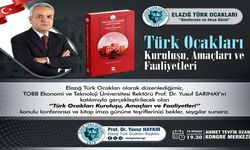 Türk Ocakları Elazığ Şubesi’nden “Kuruluş, Amaç ve Faaliyetler” Konulu Konferans