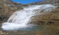 Elazığ'da Yağışlar Sonrası Şelaleler Coştu