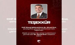 Elazığspor’dan Gürsel Erol’a Teşekkür Mesajı