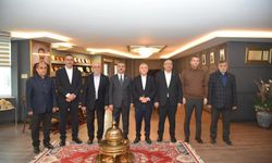 VALİ HATİPOĞLU VE MİLLETVEKİLLERİNDEN BORSA BAŞKANI DUMANDAĞ’A ZİYARET