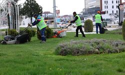 Yeşil Alanlarda Temizlik Çalışmaları Sürüyor