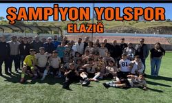 U13 Ligi’nde Şampiyon Elazığ Yol Spor Oldu