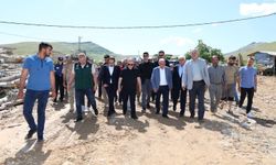 Vali Hatipoğlu Sel Bölgesinde İncelemelerde Bulundu