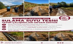 Yarımtepe Köyü Sulama Suyu Tesisi’nde Çalışmalar Hızla Sürüyor