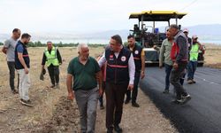 Karasaz Köyü Yolunda BSK Asfalt Çalışması Tamamlandı