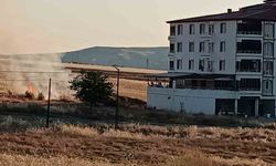 Elazığ'da Buğday Tarlasında Yangın