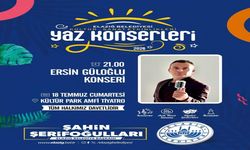 Elazığ'da Yaz Konserleri Ersin Güloğlu ile Devam Ediyor