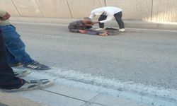 Elazığ'da Bir Vatandaş, Katlı Kavşaktan Düşerek Yaralandı