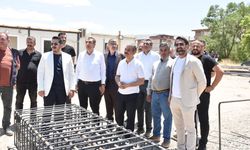 Erol Keleş, Sivrice Devlet Hastanesi İnşaatında İncelemelerde Bulundu