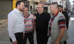 Selmanoğlu ve Açıkkapı Esnafla Buluştu
