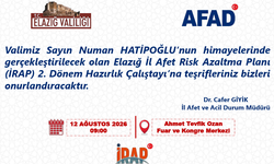 Elazığ’da İRAP 2. Dönem Hazırlık Çalıştayı Gerçekleştirilecek