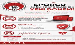 Sporcu Sağlık Raporlarında Yeni Dönem Başladı