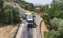 Palu Baltaşı Köyü’nde BSK Asfalt Çalışması Başladı