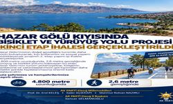 Hazar Gölü Kıyısında 4,8 Kilometrelik Yeni Etap