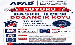 20 Afet Konutunda Anahtar Heyecanı