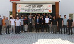 Kuş Gribine Karşı Elazığ’da Saha Tatbikatı Başladı