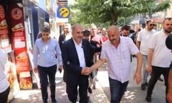 İdris Alan’dan Gazi Caddesi’nde Esnaf Ziyareti