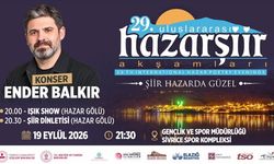 Hazar Şiir Akşamları Ender Balkır Konseriyle Sona Erecek