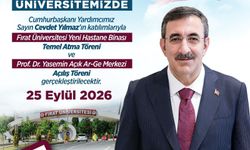Cevdet Yılmaz Fırat Üniversitesi’nde