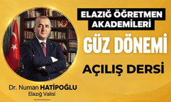 Elazığ Öğretmen Akademileri’nde İlk Ders Heyecanı