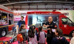 Elazığ İtfaiyesi BİLİMFEST’te Görev Başında