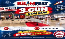 BİLİMFEST Elazığ’da Son Gün Heyecanı Yaşanıyor