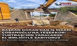 Yurtbaşı’na Sel Sonrası Destek Ve Teşekkür
