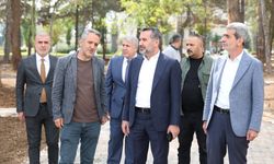 Şahin Şerifoğulları, Malatya Caddesi’ndeki Park Çalışmalarını İnceledi