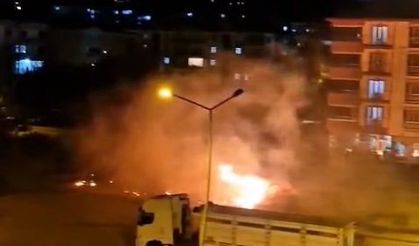 Elazığ’da ot yangını söndürüldü