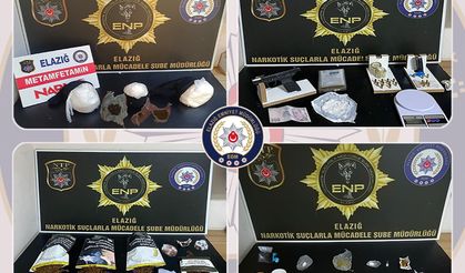 Elazığ’da Uyuşturucu Operasyonu: 8 Şüpheli Tutuklandı