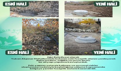 Ağın Belediyesi Yukarı Akpınar’da Altyapıyı Yeniledi