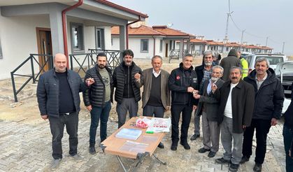 Serince Köyü’nde Afet Konutları Hak Sahiplerine Teslim Edildi