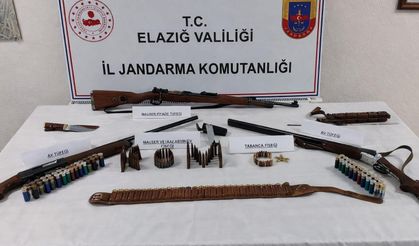 İl Jandarma Komutanlığınca Silah ve Mühimmat Operasyonu