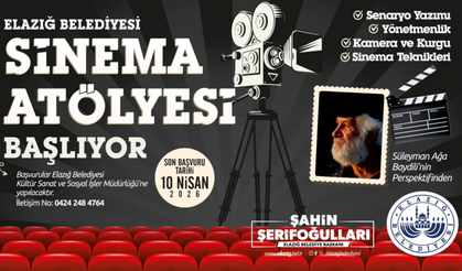 Elazığ Belediyesi Sinema Atölyesi Açılıyor