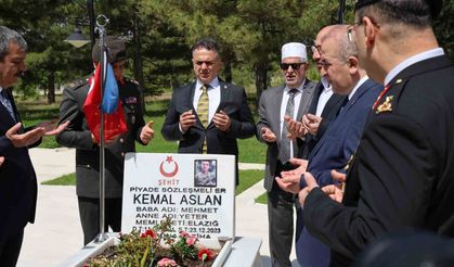 Elazığ il protokolünden kurban bayramı öncesi şehitliklere anlamlı ziyaret