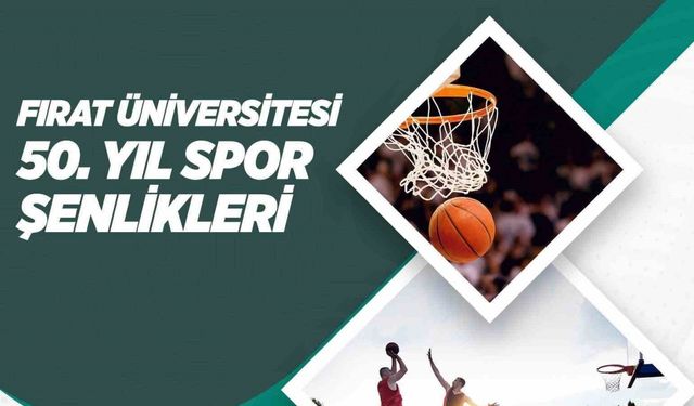 FÜ’de 50. Yıl Coşkusu Spor Şenlikleriyle Sürüyor