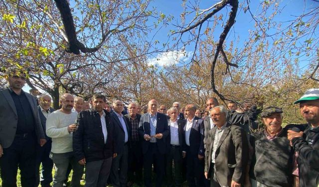 TZOB Genel Başkanı Bayraktar, Elazığ’da Zirai Dondan Etkilenen Üreticilerle Bir Araya Geldi