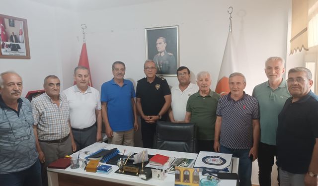 Emniyet Müdürü Karayel’den Emekli Astsubaylar Derneği’ne Anlamlı Ziyaret